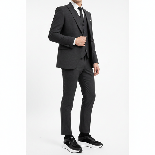 TÊNIS FILLON LEATHER BLACK WHITE - COURO LEGÍTIMO